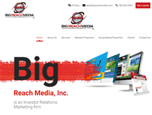 Tablet Screenshot of bigreachmedia.com